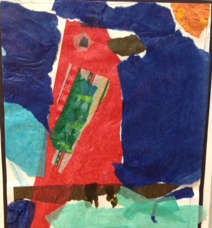 torn tissue paper 4th grade - Ms. Deveno's visual art classes